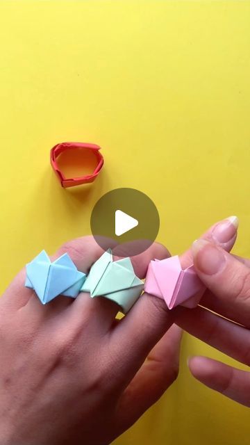 F A F I on Instagram: "Origami heart ring 💍💖 . . . . #art #paperartist #paperart #artist #artistsoninstagram #artists #crafts #creative #candy #diy #artsandcrafts #paperfolding #papercraft #artwork #artsandcrafts #colourful #origamiart #craft #origamis # paperlove #bookmark  #diycrafts #diycraft  #followforfollowback #lebanon #craftyfafi #kidscrafts #kidsactivities #handmadelocally🇱🇧" Paper Butterflies Ring, Butterfly Ring With Paper, Paper Rings Tutorial Butterfly, Butterfly Ring Origami Tutorial, Heart Bookmark Origami, How To Make Origami Butterfly Bookmark, Origami Ring, Origami Heart, Butterfly Crafts