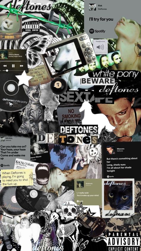 deftones #deftone #deftonesshuffle #vintage #vibes #music #wallpaper Deftones Songs, Deftones White Pony, Alphabet Symbols, Rock Band Posters, Scary Wallpaper, Gothic Wallpaper, Iconic Album Covers, Band Wallpapers, Car Inspiration