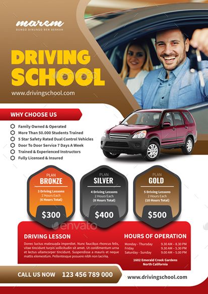 Driving School #Driving, #School Driving School Logo Design, Driving School Design, Driving School Poster, Driving School Logo, School Advertising, School Flyer, Color Backgrounds, Teaching Posters, Ramadan Activities