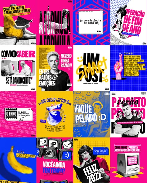 Pop Art Social Media Design, Editorial Social Media Design, Graphic Designer Instagram, Music Id, Visual Design Inspiration, Insta Design, Mises En Page Design Graphique, Social Media Branding Design, Desain Editorial