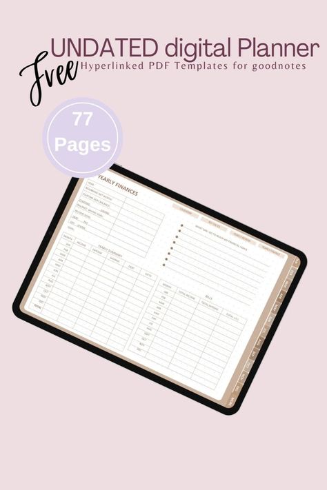 FREE UNDATED DIGITAL PLANNER WITH A PRAYER JOURNAL PAGE officeplanner #workplannerprintable #free2025planner #bestteacherplanners Free Undated Digital Planner, Digital Planner Template Free, Student Weekly Planner, Free Planner Templates, Monthly Planner Template, Undated Digital Planner, Planner Setup, Paper Planner, Daily Planner Pages