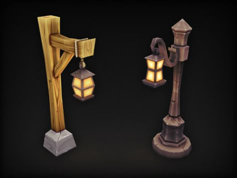 Low Poly Objects, Low Poly Props, Game Textures, Props Concept, Low Poly Games, Painting Texture, Hand Painted Textures, Props Art, Fantasy Props