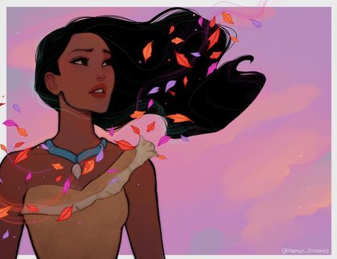 Naman Doodles, Pocahontas Drawing, Pocahontas Colors Of The Wind, Disney Graduation Cap, Disney Princess Pocahontas, Princess Pocahontas, Walt Disney Princesses, Colors Of The Wind, Disney Character Art