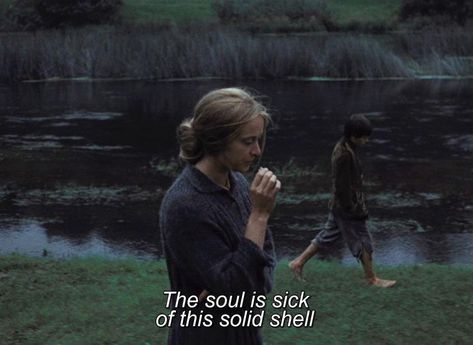 Gloomy Landscape, Mirror 1975, Spirituality Journal, 70s Movies, Existentialism Quotes, Andrei Tarkovsky, Best Movie Quotes, Cinema Quotes, Indie Films