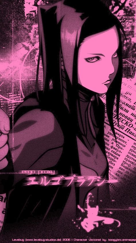 Cybergoth Pink Wallpaper, Ergo Proxy Phone Wallpaper, Pink Cyberpunk Wallpaper, Ergo Proxy Wallpapers, Ergo Proxy Poster, Wallpaper Rosa, Ergo Proxy, Pink Anime, Boy Blurred Pic