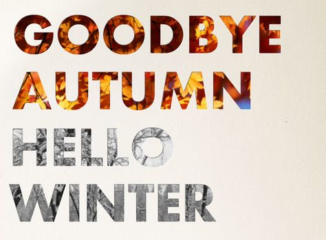 Goodbye Autumn Hello Winter When you live in the countryside, the seasons changing is so close, personal. Goodbye Autumn, Winter Quote, Season Quotes, Camping Quotes, Winter Quotes, Winter Signs, Best Friend Poems, Happy Winter, Good Bye