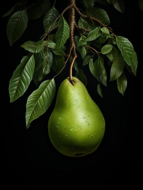 Pear Photography, Fruit Kitchen, Pear Fruit, Kitchen Art, Alfredo, Global Community, Still Life, Pear, Art Design