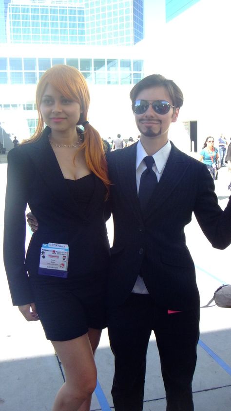 Taken at Anime Expo 2012. Tony Stark and Pepper Potts Tony And Pepper Costume, Pepper Potts Cosplay, Tony Stark And Pepper Potts Costume, Tony Stark Halloween Costume, Pepper Pots Costume, Tony Stark Costume, Tony Stark And Pepper Potts, Tony Stark And Pepper, Tony Stark Cosplay