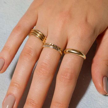 Rings – STONE AND STRAND Bombe Ring, Stone And Strand, Sparkly Top, Pipe Dream, Three Rings, Ring Ideas, Expensive Jewelry, Ring Stone, Pearl Gemstone