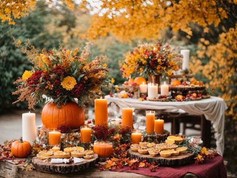 Autumn Bridal Shower Ideas: Celebrate with Beautiful Cozy Vibes – Digibuddha Autumn Bridal Shower Ideas, Fall Wedding Shower Ideas, Fall Bridal Shower Ideas, Fall Bridal Shower Decorations, Autumn Bridal Shower, Influencer Event, Fall Baby Shower Themes, Autumn Bridal, Wedding Shower Themes