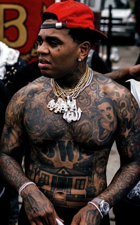 Find Rapper such as Kevin Gates when searching for Noted Rappers | Click the link below for the entire list Kevin Gates Aesthetic, Rapper Tattoos Ideas, Men’s Stomach Tattoos, Kevin Gates Tattoos, Kevin Gates Wallpaper, Dreka Gates, Stomach Tattoos For Guys, Kevin Gates Quotes, Hard Tattoos