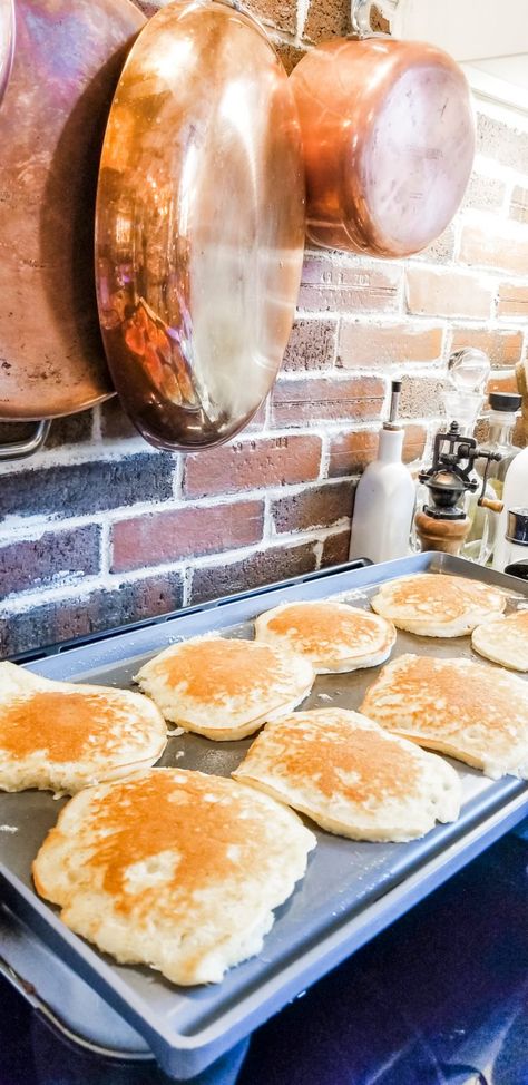 Magnolia Table Recipes Breakfast, Magnolia Pancake Recipe, Joanna Gaines Recipes Breakfast, Magnolia Table Recipes Joanna Gaines, Magnolia Recipe, Homemade French Toast Recipe, Magnolia Recipes, Pancake Ideas, Magnolia Table Recipes