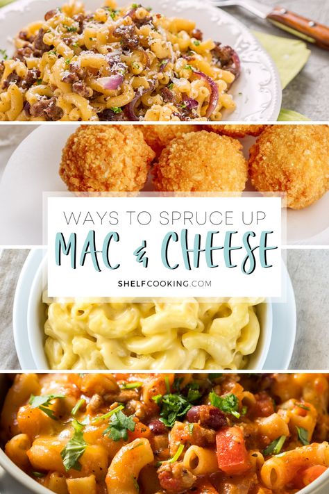 Homemade mac and cheese is the best! Plain macaroni and cheese can be good, but you can never go wrong with extra add-ins to really take the meal the extra mile. Give your boxed mac and cheese a makeover with these great ideas! Boxed Mac And Cheese Recipes, Boxed Mac And Cheese Makeover, Mac And Cheese Upgrade, Mack And Cheese Recipe, Upgrade Mac And Cheese, Doctored Up Kraft Mac And Cheese, Mac And Cheese From A Box Recipe, Mac And Cheese Add Ins Boxed, Mac And Cheese Cupcakes