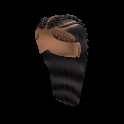 Double Braid Silk Press [Black] Berry Avenue Extension Codes, Roblox Hair Codes Braids, Berry Ave Braids Codes, Braid Codes Berry Ave, Roblox Codes Braids, Braid Hair Codes For Berry Ave, Berry Avenue Braid Hair Codes, Roblox Braided Hair Codes, Berry Avenue Hair Black