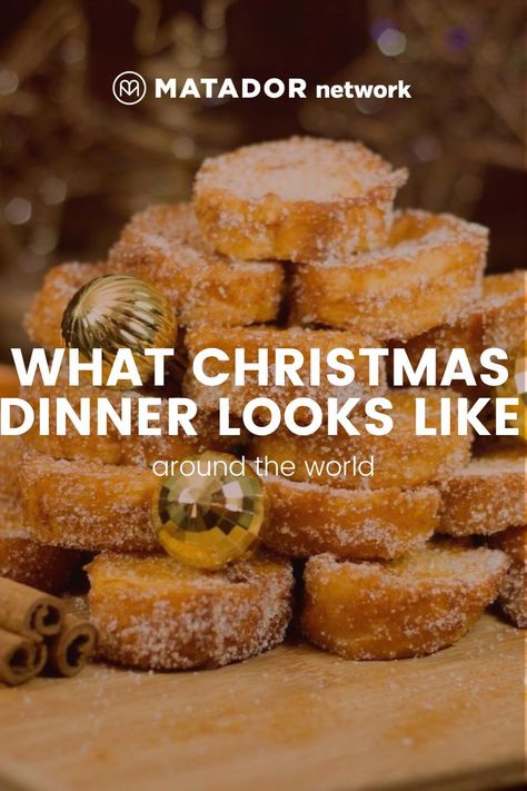 When it comes to the big dinner, however, Americans never did settle on a menu; the quintessential Christmas dinner can vary pretty dramatically between American families. This year, take advantage of that culinary identity crisis with some inspiration from these traditional Christmas dinners around the world. Dinner Around The World, Traditional English Christmas Dinner, Dinner Looks, Traditional Christmas Dinner, Christmas Dinners, Mole Sauce, Christmas Eve Dinner, Xmas Dinner, Identity Crisis