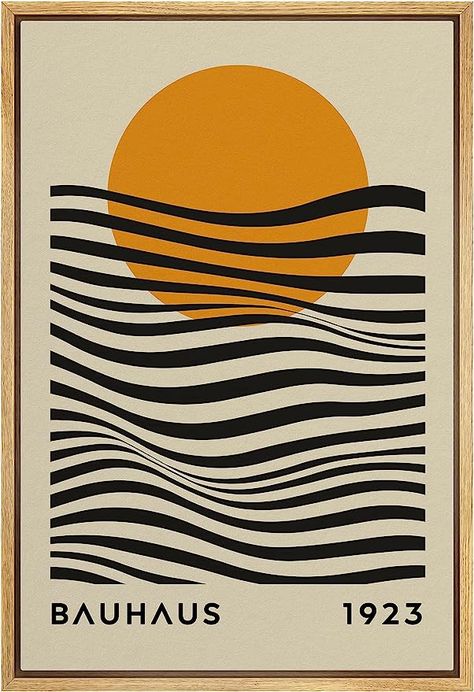 Paint Poster, Paint Gallery, Geometric Sun, Bauhaus Geometric, Mid Century Modern Poster, Art Funky, Shapes Abstract, Design Frame, Abstract Paint