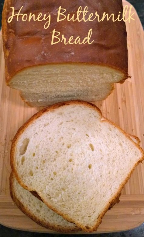 Honey Buttermilk Bread, Restless Chipotle, Buttermilk Bread, Honey Bread, Bread Maker Recipes, Homemade Bread Recipes Easy, Baking Bread Recipes, Egg Sandwiches, Yeast Bread