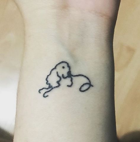 14 Memorial Tattoo Ideas For Cocker Spaniel Owners | Page 2 of 3 | PetPress Cocker Spaniel Ear Outline Tattoo, Cocker Spaniel Line Tattoo, English Cocker Spaniel Tattoo, Cocker Spaniel Ears Tattoo, Cocker Spaniel Tattoo Minimalist, Koker Spaniel, Cocker Spaniel Tattoo, Spaniel Tattoo, Cooker Spaniel