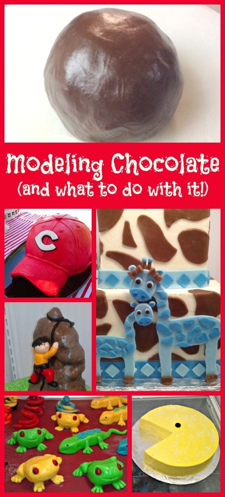 Modeling Chocolate and what to do with it Modeling Chocolate Figures Step By Step, Molding Chocolate Ideas, How To Make Modeling Chocolate, Modeling Chocolate Recipe, Decorating With Fondant, Modeling Chocolate Figures, Modeling Chocolate Recipes, Molding Chocolate, Chocolate Modeling