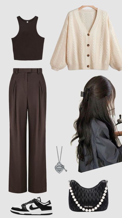 Best Winter Outfits, Modest Dresses Casual, Muslimah Fashion Outfits, Casual Work Outfit, Easy Trendy Outfits, Vibe Clothes, Women's Casual Style, Midi Skirts, Kpop Fashion Outfits