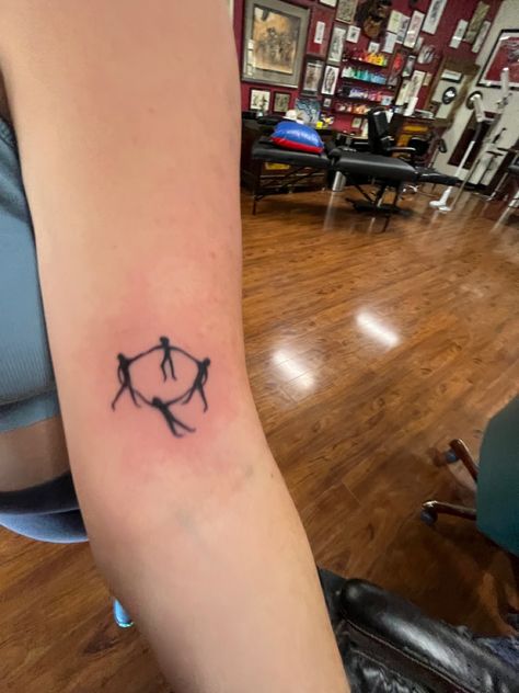 The Dance Tattoo, Matisse Tattoo, Dance Tattoo, Stars Tattoo, Small Tats, People Dancing, Star Tattoos, Piercing Tattoo, Dancing With The Stars