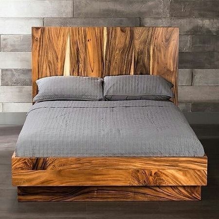 Bed Frame - Bali Art Furniture Zen Bed, Bali Art, Pallet Furniture Designs, Wooden Bed Design, Beautiful Bedroom, Bedroom Bed Design, Unique Beds, House Furniture Design, Wholesale Furniture