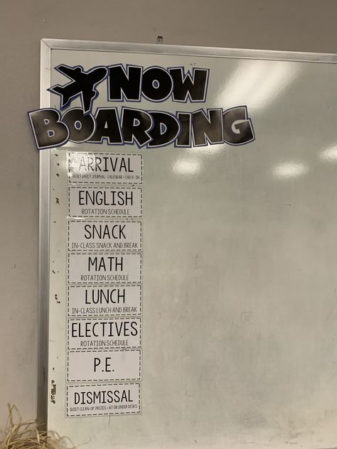 Flight Classroom Theme, Airport Themed Classroom, Aviation Classroom Theme, Airline Classroom Theme, Plane Classroom Theme, Airplane Bulletin Board Ideas, Travel Classroom Theme Ideas, Airport Theme Classroom, Airport Classroom Theme