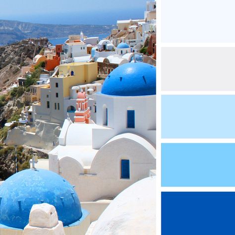 How to Choose a Color Scheme decorating with blue and white Blue And White Color Pallete, Light Color Scheme, Blue And White Color Scheme, White Blue Palette, Blue And White Palette, Color Schemes Blue, Blue And White Branding, Blue And White Color Palette, Tile Color Palette