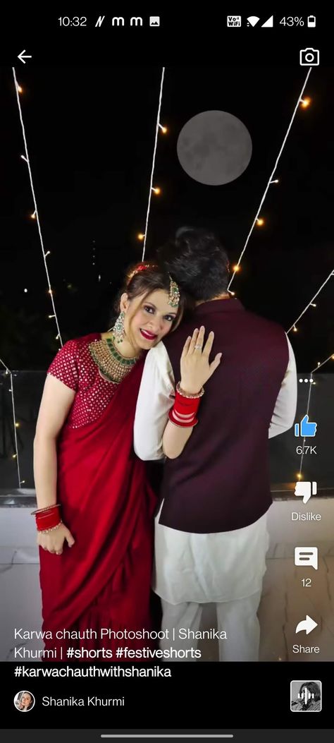 Karwa Chauth Photoshoot Couple, Karwa Chauth Poses For Couples, Karwachauth Poses For Couple, Karwachauth Poses, Karwachauth Couple, Karva Chauth Photoshoot, Karwa Chauth Photoshoot, Poses For Karwachauth, Karvachauth Photoshoot