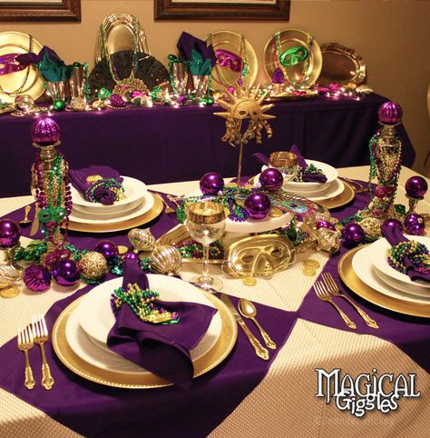 Mardis Gras Tablescape, Marci Gras Table Decorations, Elegant Mardi Gras Tablescape, Mardi Gras Centerpieces Elegant, Mardi Gras Table Setting, Mardi Gras Table Decor, Mardi Gras Table Centerpiece Ideas, Mardi Gras Table Decorations, Mardi Gras Tablescape