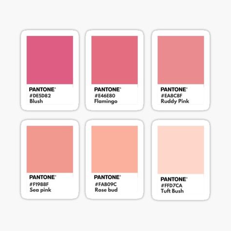 Pantone Peach Pink, Pantone Pink Shades, Pink Color Chart, Soft Pink Color Palette, Pink Pantone, Aesthetic Pleasing, Pantone Color Chart, Pantone Palette, Hex Color