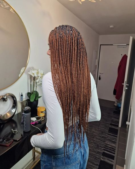 X-small knotless braids waist length 😍 Hair braided by @munichhairbraider Follow us @natural_mary_o @natural_mary_o_hair #münchenhairbraider . . . . . . . . ____________________________________ #munichhairbraider #braidingwig #hairbraiding #braidsbyme #braidedstyles #frenchbraids #longbraids #twobraids #boxbraids #braidstyles #braidstyles #knotlessboxbraids #knotless #beads #instahair #voiceofhair #braidsgang #broner #protectivehairstyle #longhair #cornrows #braids #hairstyles #braidswi... Knotless Braids Waist Length, Knotless Beads, Cornrows Braids Hairstyles, Small Knotless, Waist Length Hair, Choosing Me, Frontals Sew In, Hair Braider, Protective Hairstyle