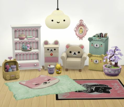 Sims 4 Beds, Sims 4 Anime, Sims 4 Bedroom, Sims 4 Clutter, The Sims 4 Packs, Sims 4 Children, Sims 4 Cc Folder, Play Sims, Images Kawaii