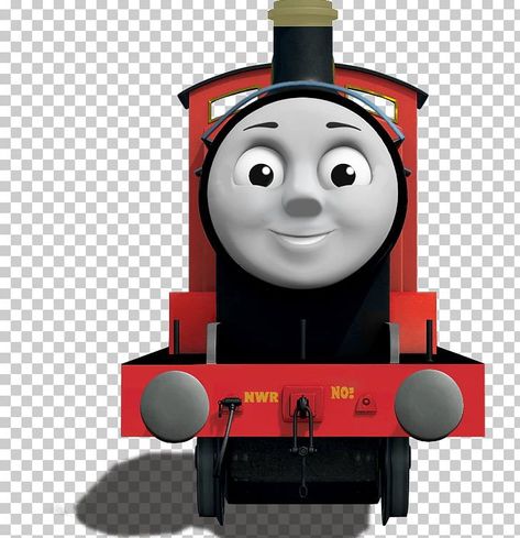 James Thomas And Friends, Thomas And Friends James, Thomas And Friends Characters, Thomas The Train Birthday Party, Black Baby Art, Thomas And His Friends, Thomas Birthday, James Thomas, Red Engine