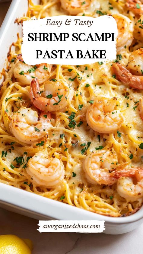 Shrimp Scampi Damn Delicious, Pasta Recipes With Shrimp Easy, Dinner Recipes With Shrimp Easy, Main Pasta Dishes, Shrimp Dinner Ideas Pasta, Recipe For Shrimp Scampi Pasta, Grilled Shrimp And Pasta Recipes, Shrimp Scampi Noodles Recipe, Easy Shrimp Bake