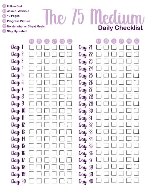 🌼 Ready for a balanced challenge? Try 75 Medium!🌼 It’s all about consistency without the extremes. For 75 days, commit to one daily workout (indoor or outdoor), follow a balanced, whole-food diet with room for flexibility, drink at least half a gallon of water, read 10 pages of a good book, and snap a daily progress pic! 💪✨ This challenge is ideal for building healthy habits while allowing for balance and progress. Who’s in for a sustainable transformation? 💖 30 Hard Challenge, Free Printable Tracker, 75 Medium Challenge, Easy Sponge Cake Recipe, Andy Frisella, Printable Tracker, Better Habits, 75 Medium, 75 Hard