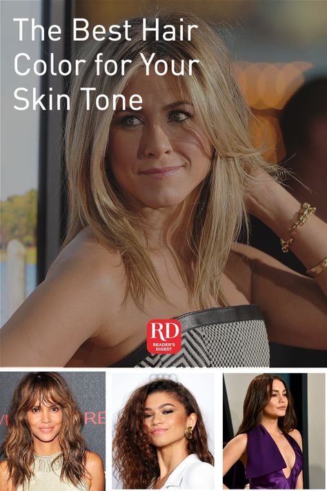 Considering coloring your hair at home? Read this first to make sure you're complementing—not clashing with—your skin tone. #haircolor #skintone #style #hairstyle Hair Colour Based On Skin Tone, Best Hair Colour For Skin Tone, Hair Color For Fair Neutral Skin Tone, Best Hair Color For Neutral Skin Tone, Hair Colors For Neutral Skin Tones, Hair Colors For Cool Skin Tones, Best Hair Color For Olive Skin Tone, Cold Skin Tone, Beige Skin Tone