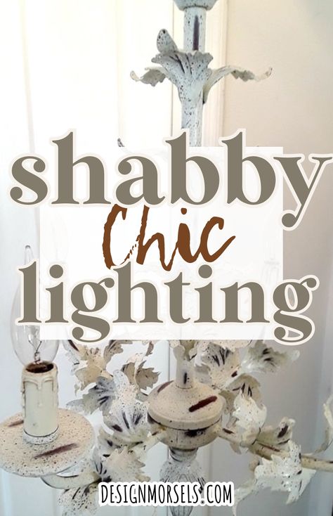 Here are the best shabby chic lighting ideas that will look insanely gorgeous in your living room or bedroom! Shabby Chic Chandelier Diy, French Country Bedroom Lighting, Shabby Chic Lighting Fixtures, Decorate Chandelier, Shabby Chic Lighting, Shabby Chic Chandelier, Shabby Chic Decor Bedroom, Shabby Chic Design, Shabby Chic Lamp Shades