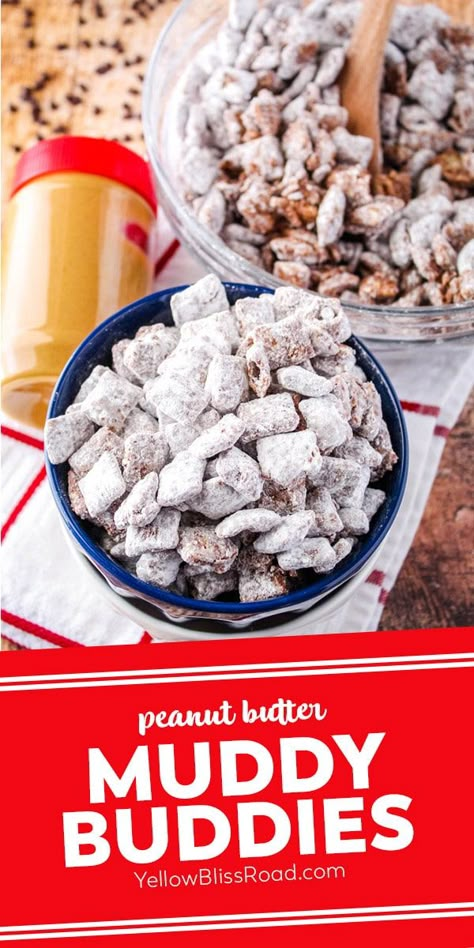 When it comes to fun snacks, nothing beats this Easy Muddy Buddies Recipe! Ready in about 10 minutes these poppable little bites are a family favorite! Peanut Butter Muddy Buddies, Muddy Buddies Recipe, Baking Recipes For Kids, Chocolate Peanut Butter Pie, Chex Mix Recipes, Muddy Buddies, Snack Mix Recipes, Chex Mix, Peanut Butter Chips