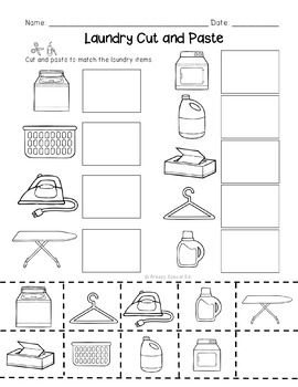 Laundry Vocabulary Life Skill Unit for Special... by Breezy Special Ed | Teachers Pay Teachers Worksheets For Special Education, Life Skills Worksheets Special Education, Life Skills Activities For Special Needs, Life Skills Activities For Kids, Functional Life Skills Special Education, Life Skills Worksheets, Life Skills For Kids, School Sheets, Special Education Worksheets