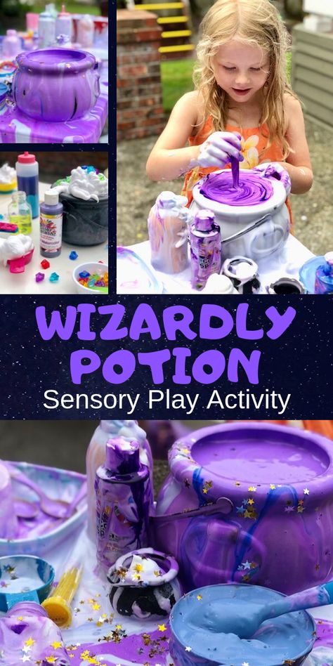 Sensory Play Party Ideas, Creative Activities For Preschoolers Sensory Play, Creative Sensory Bin, October Sensory Activities, Sensory Classroom Activities, Halloween Activities School Age, Messy Play Birthday Party, Sensory Play Themes, Messy Play Party