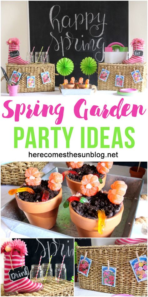 Spring Themed Party Ideas, Spring Fling Party Ideas, Spring Fling Ideas, Spring Party Games, Spring Fling Party, Spring Luncheon, Garden Party Games, Garden Party Ideas, Spring Birthday Party