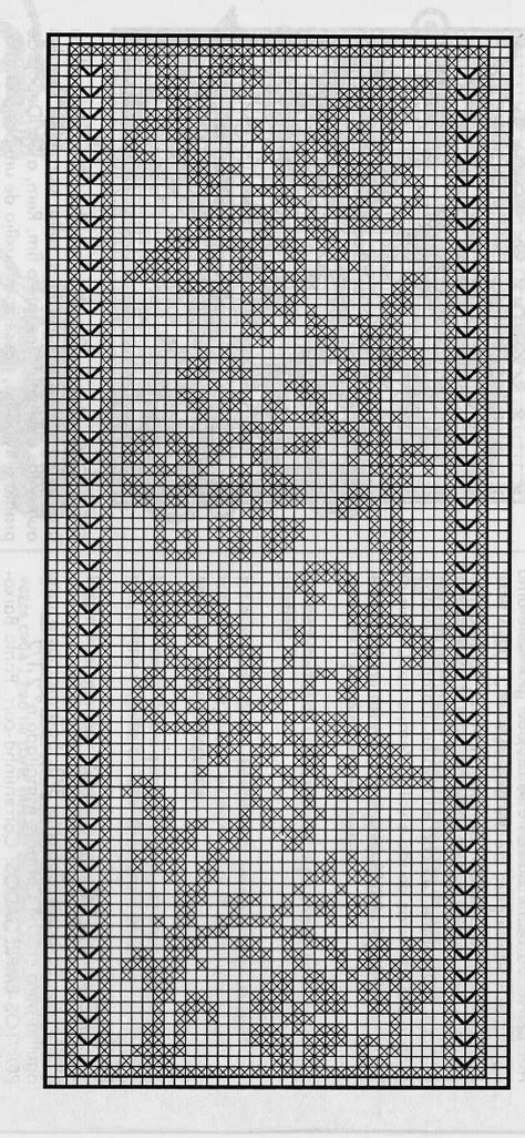 Filet crochet charts