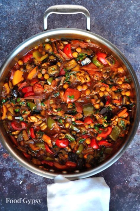 Eggplant Chickpea, Braised Vegetables, Chickpeas Roasted, Wfpb Diet, Grandma's Kitchen, Veggie Dinner, Chickpea Stew, Roasted Eggplant, Roast Eggplant