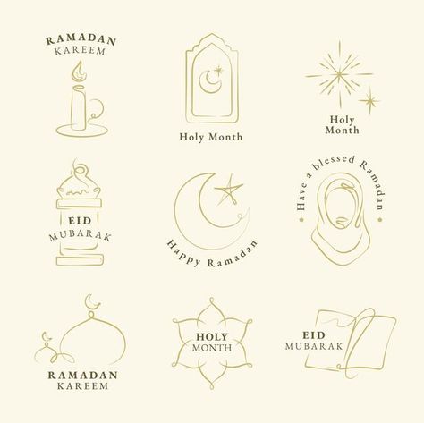 Illustration Spiritual, Doodle Logo, Ramadan Illustration, Islamic Logo, Spiritual Design, Trending Images, About Ramadan, Ramadan Poster, Logo Psd