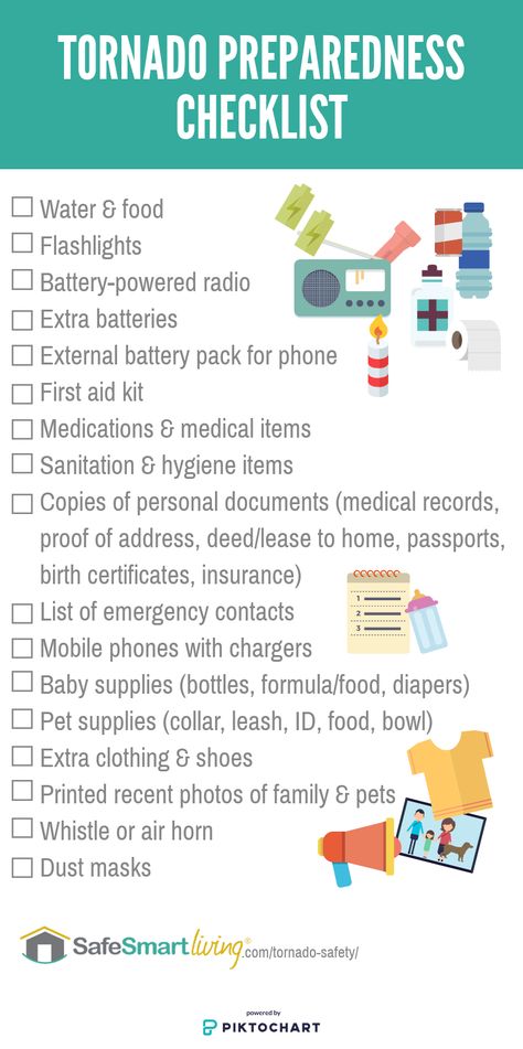 Tornado safety checklist that includes: “what should I do to prepare for a tornado?”, “what should I do if a tornado is threatening?” and,  “what do I do after a tornado?” Tornado Survival Kit, Tornado Safety Preschool, Tornado Bag Checklist, Tornado Kit List, Tornado Emergency Kit, Tornado Preparedness Kit, Tornado Bag, Storm Emergency Kit, Storm Safety Kit