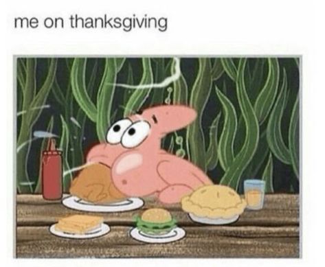 #thanksgivingmemes Thanksgiving Funnies, Funny Thanksgiving Memes, Happy Thanksgiving Funny, Thanksgiving Drinks, Thanksgiving Wallpaper, My Sense Of Humor, Random Funny Stuff, Spongebob Memes, Thanksgiving Quotes