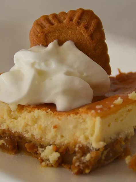 Cheesecake with Biscoff® Crust Recipe | Allrecipes Cheesecake With Biscoff Crust, Butter From Scratch, Biscoff Crust, Homemade Cookie Butter, Cheesecake Mixture, Cheesecake Ideas, Biscoff Cheesecake, Biscoff Cookie Butter, Homemade Cookie