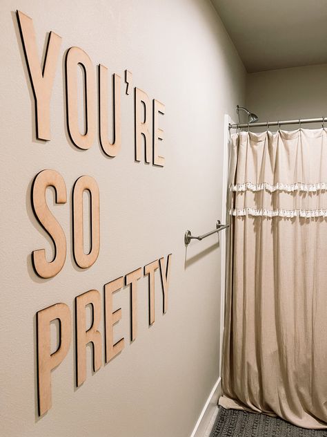 Magnolia Table Restaurant, Table Restaurant, Magnolia Table, Salon Suites, You're So Pretty, Waco Texas, Girls Bathroom, Apartment Decor Inspiration, Bathroom Signs