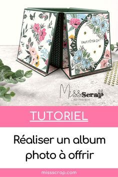 Scrapbooking Original, Album Photo Scrapbooking, Mini Albums Scrap, Mini Album Tutorial, Scrap Album, Album Scrapbooking, Scrapbooking Album, Photo Album Scrapbooking, Mini Scrapbook Albums